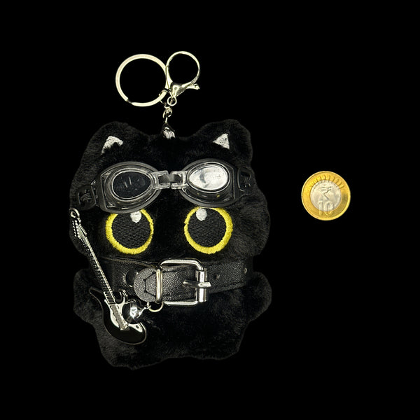 Black Kitty Keychain