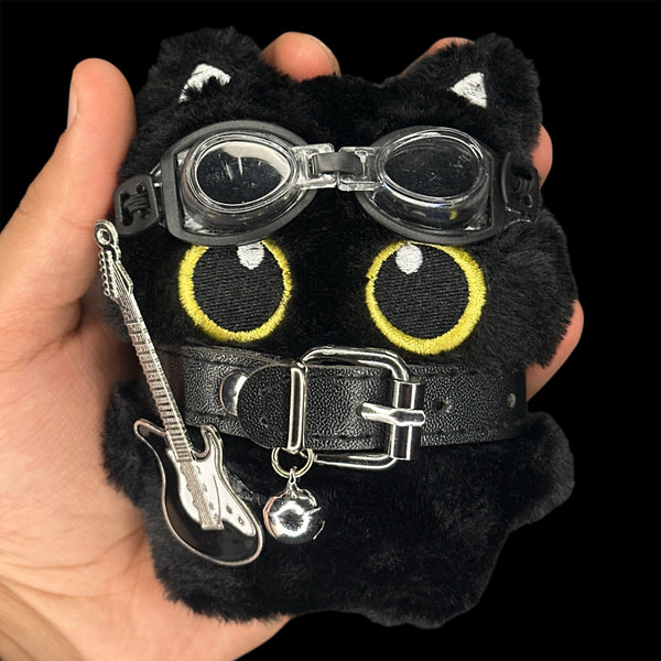 Black Kitty Keychain