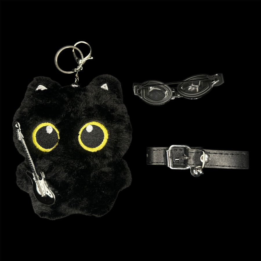 Black Kitty Keychain