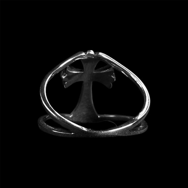 Chrome Infinity Ring