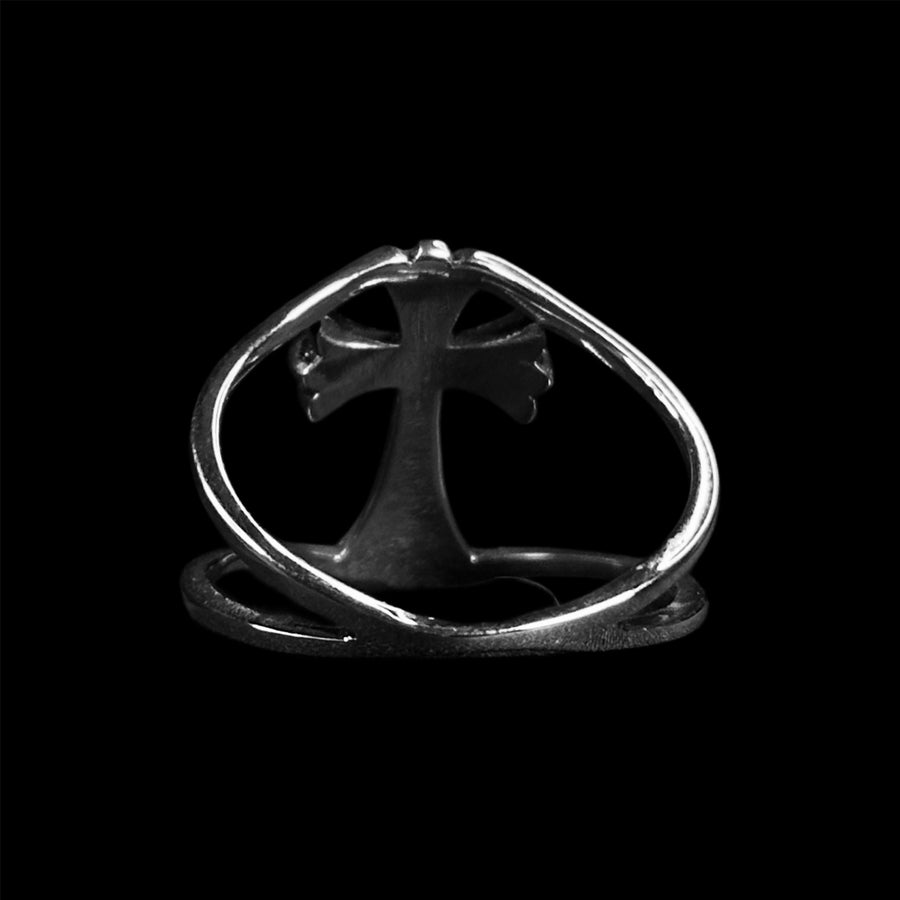 Chrome Infinity Ring