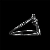 Chrome Infinity Ring