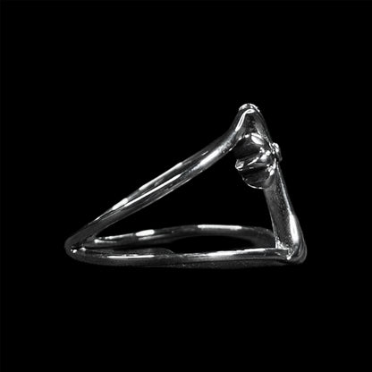 Chrome Infinity Ring