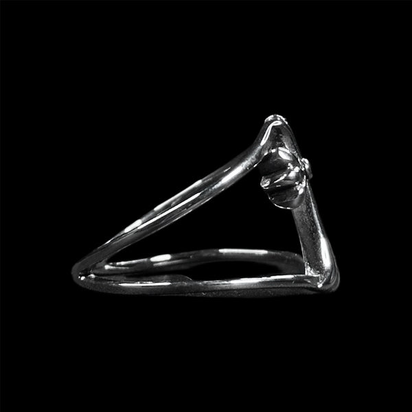 Chrome Infinity Ring