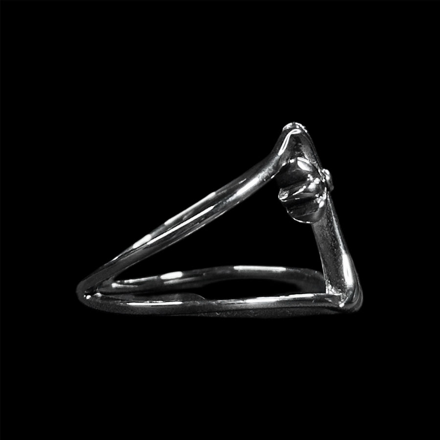 Chrome Infinity Ring