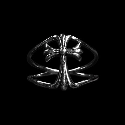 Chrome Infinity Ring