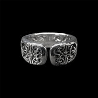 Chrome Cross Ring
