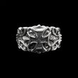 Chrome Big Cross Ring