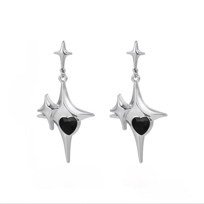 Stellar Heart Earrings