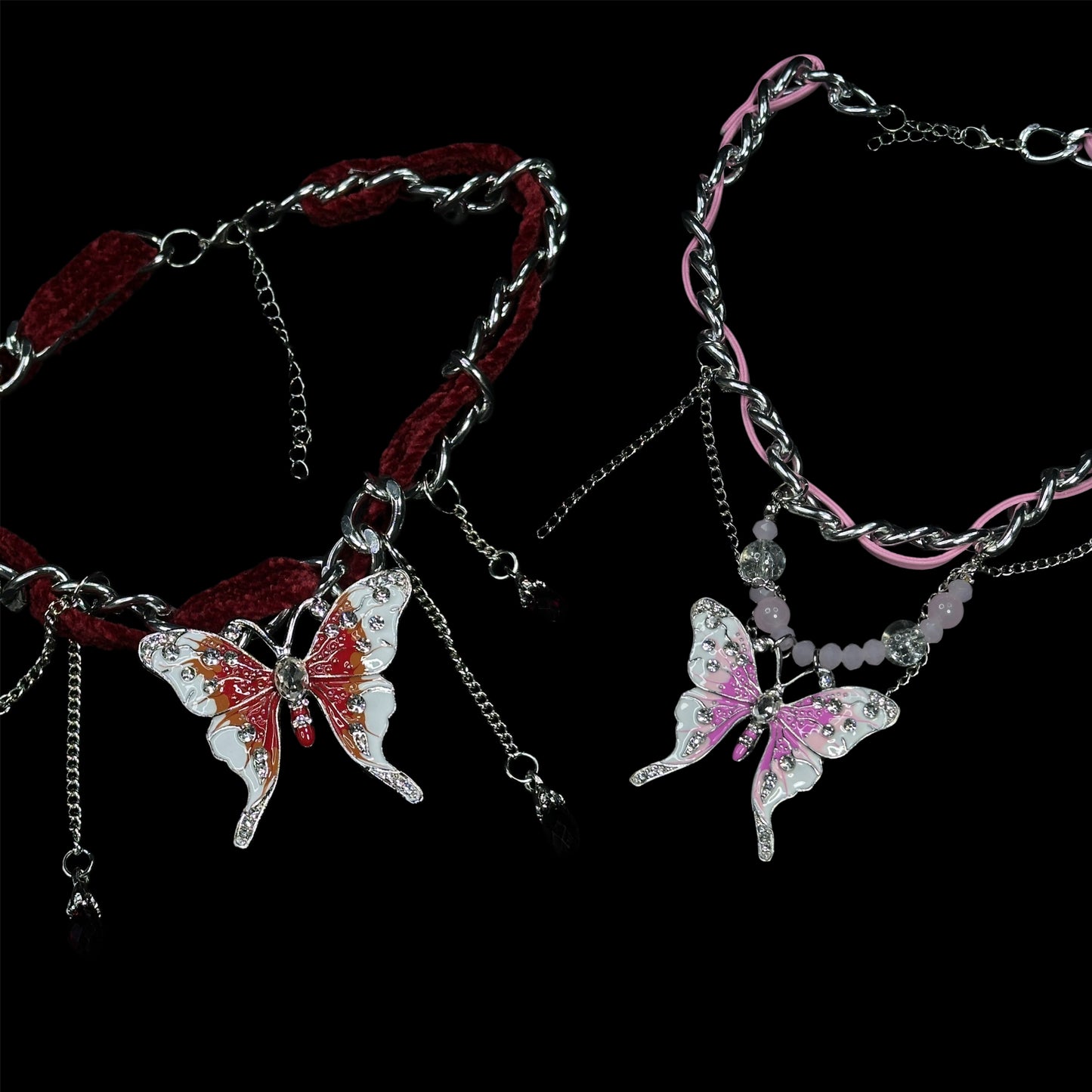 Cyber Butterfly Chokers