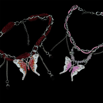 Cyber Butterfly Chokers