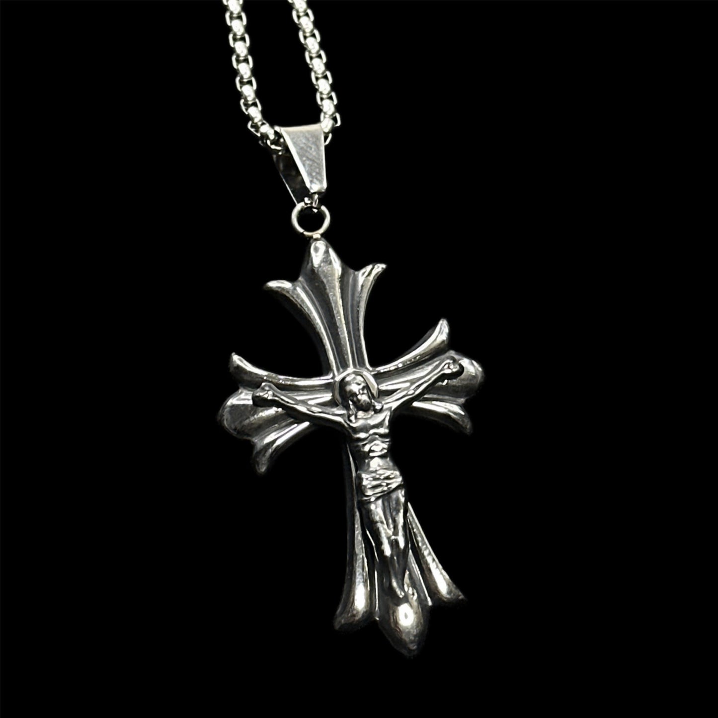 Sacred Sacrifice Chrome pendant