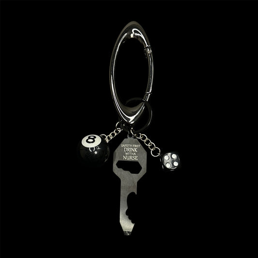 Lucky 8 Rattle Carabiner