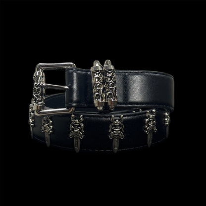 Chrome Roller Sword Belt