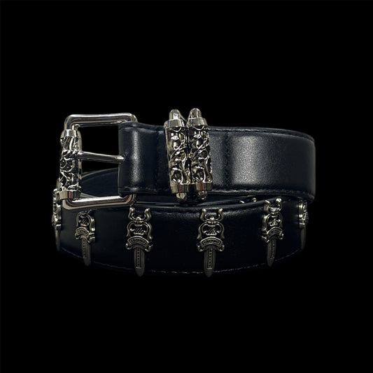 Chrome Roller Sword Belt