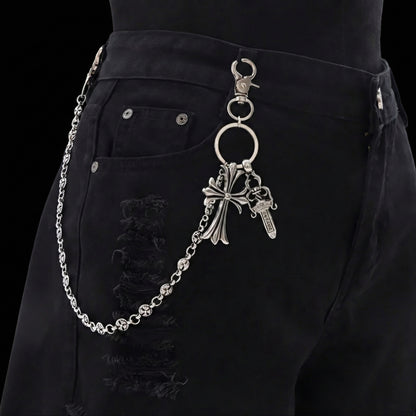 Chrome Double Cross Chain