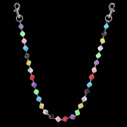 Life Is Dice Jean Chain