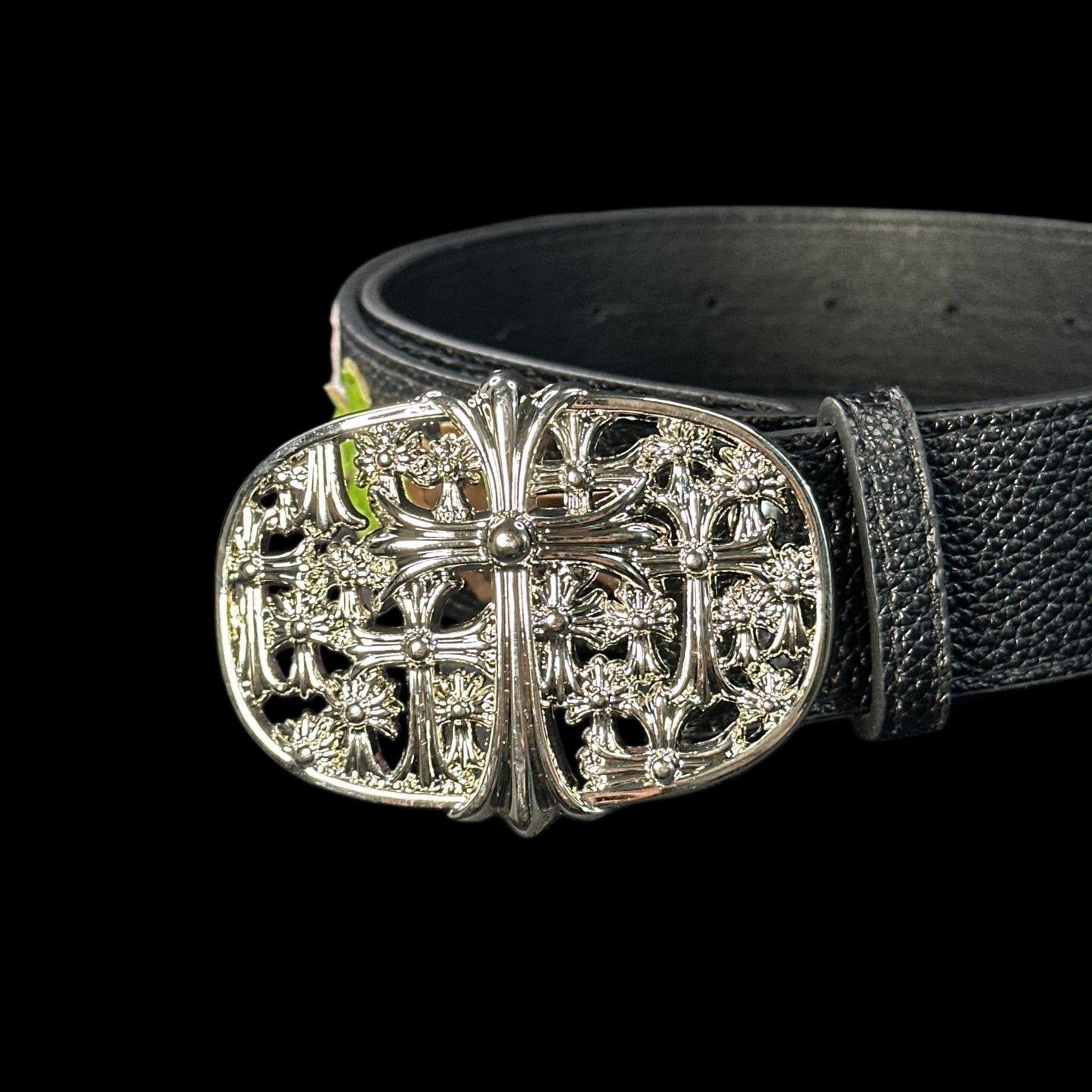 Silver Chrome Cemetery Belt