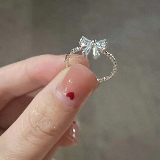 Crystal Bow Ring