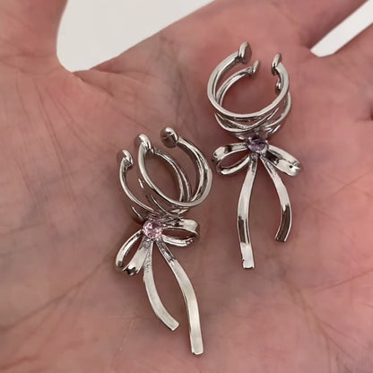 Sweet Bow Knot Earcuffs