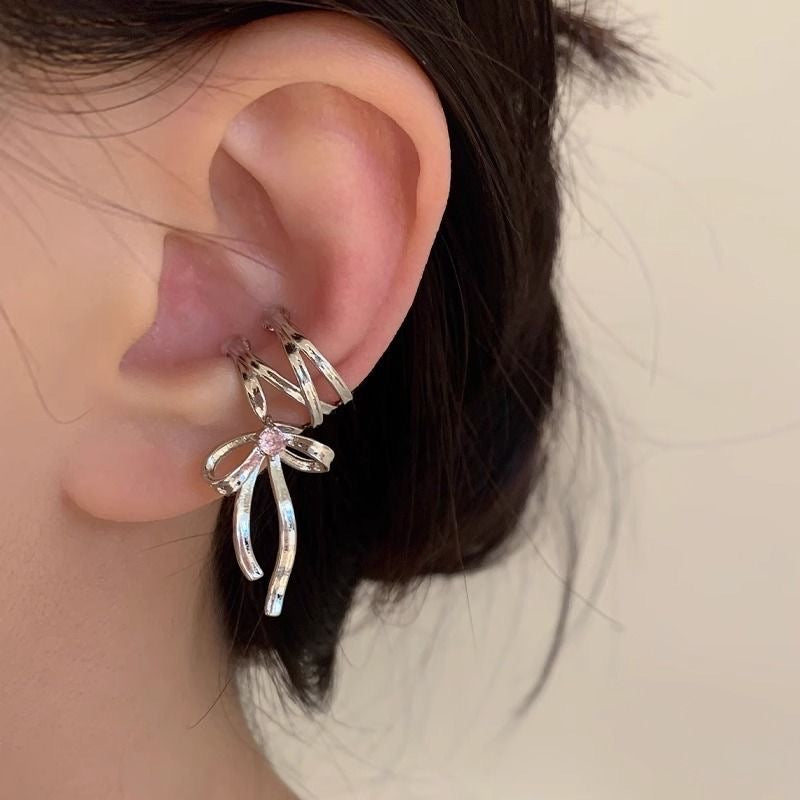 Sweet Bow Knot Earcuffs