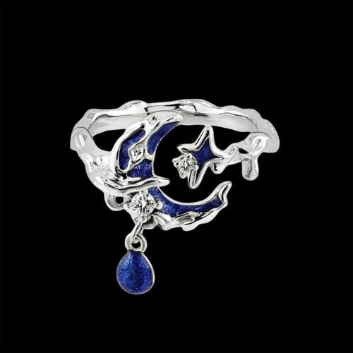 Lunar Starfall Drop Ring