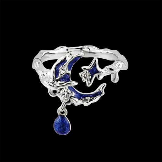 Lunar Starfall Drop Ring