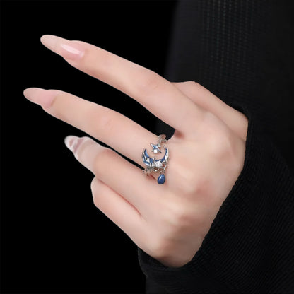 Lunar Starfall Drop Ring