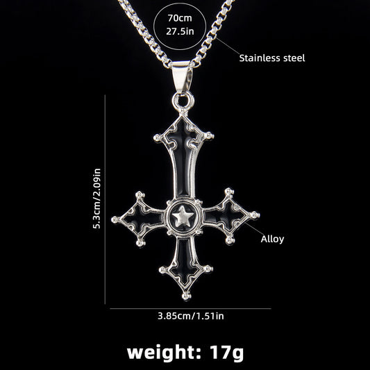 Eternal Night Cross Pendant