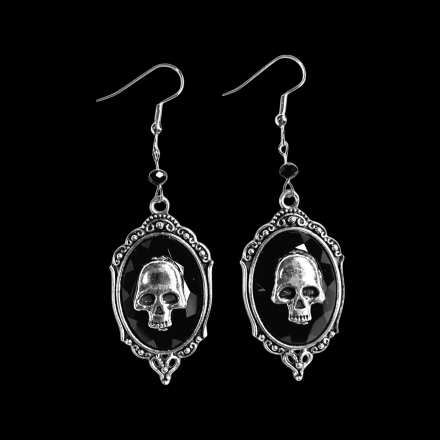 Skull Portrait Earrings