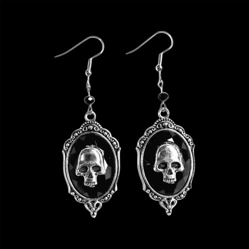 Skull Portrait Earrings
