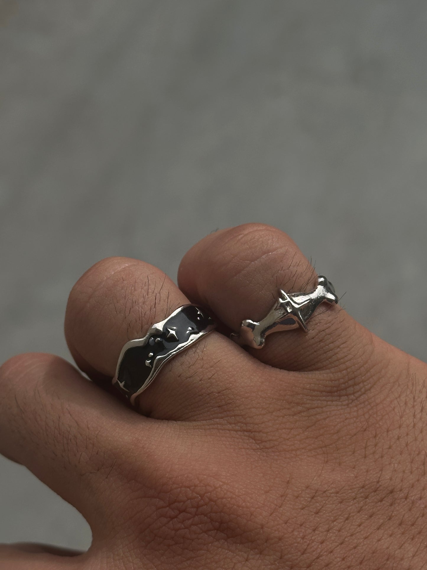 Stardust y2k Rings combo