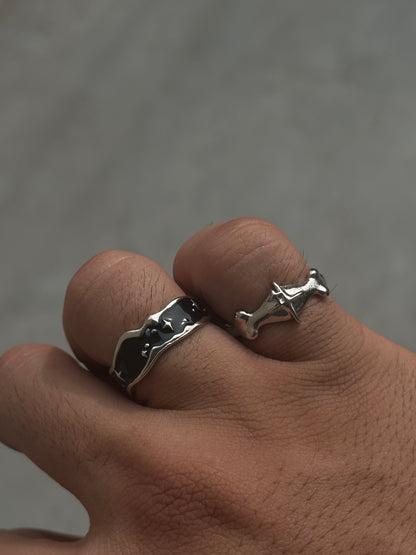 Stardust y2k Rings combo