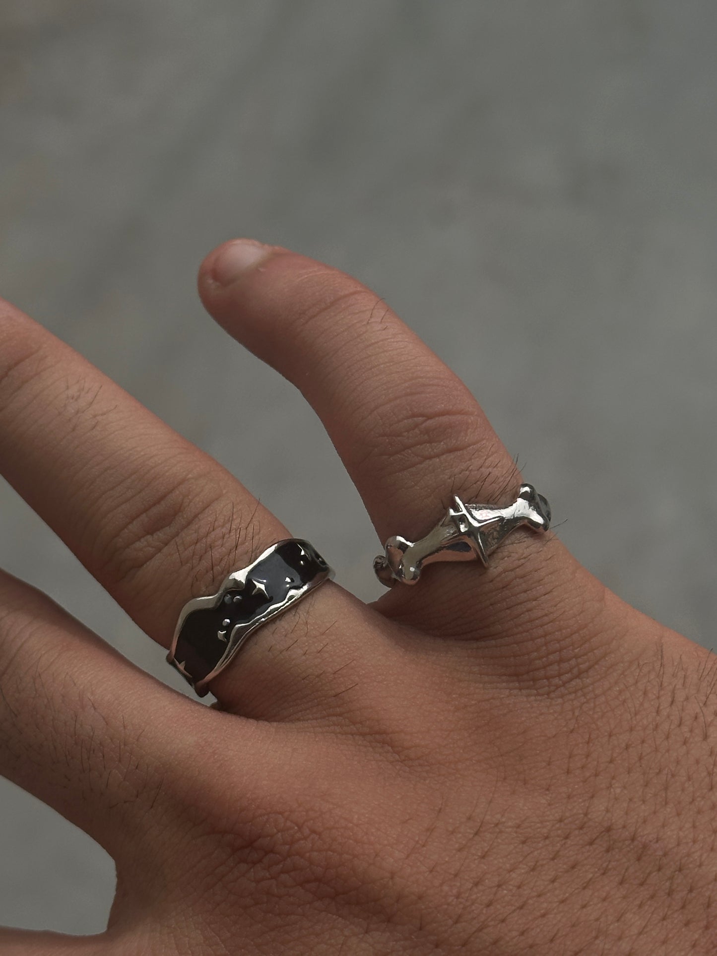 Stardust y2k Rings combo