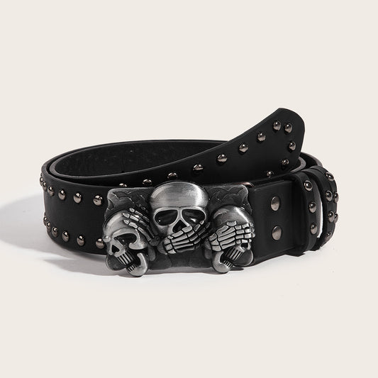 Goth Skull belt (1)