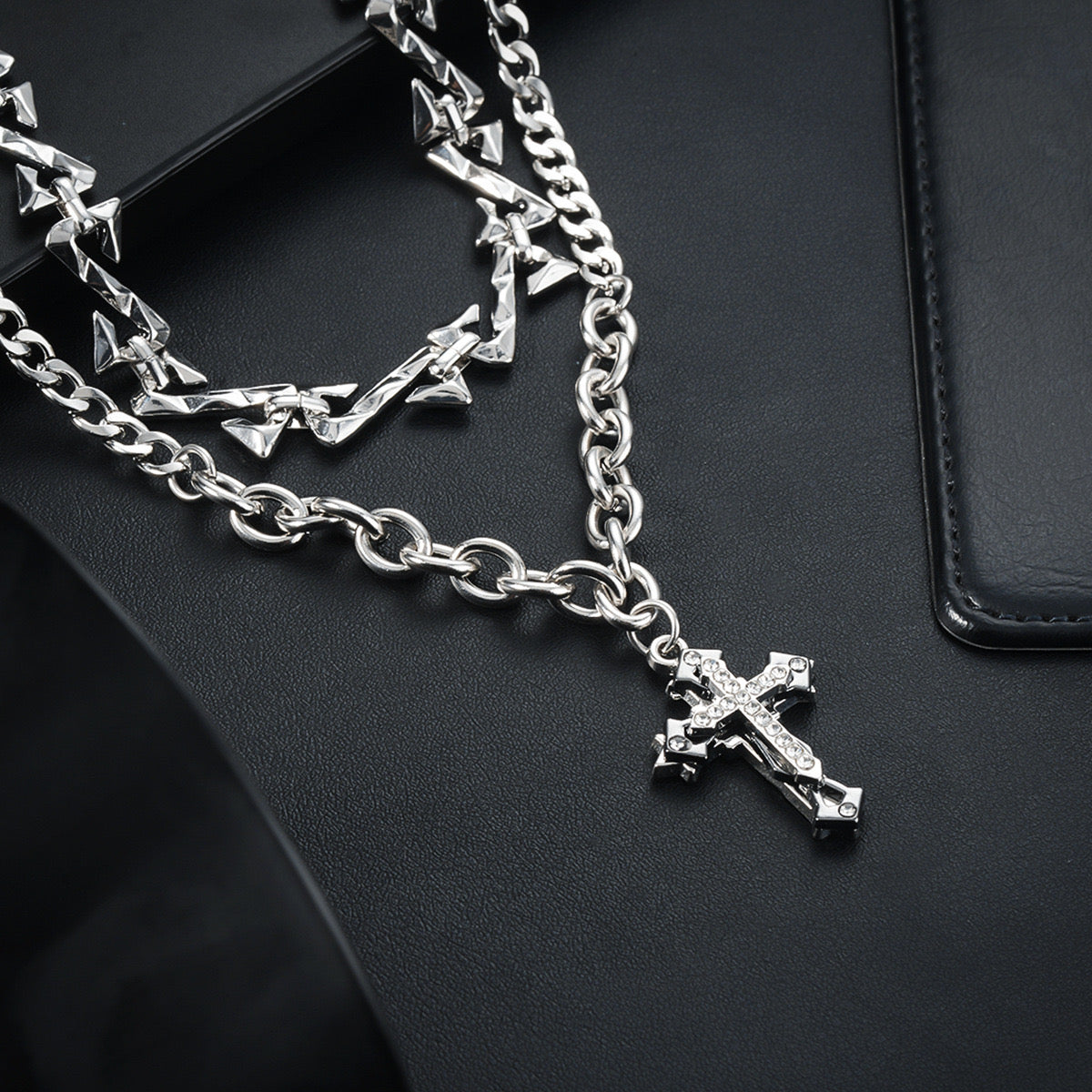 Crux Noir Necklace