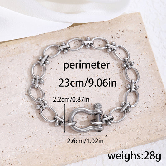 Shackle Chain Bracelet