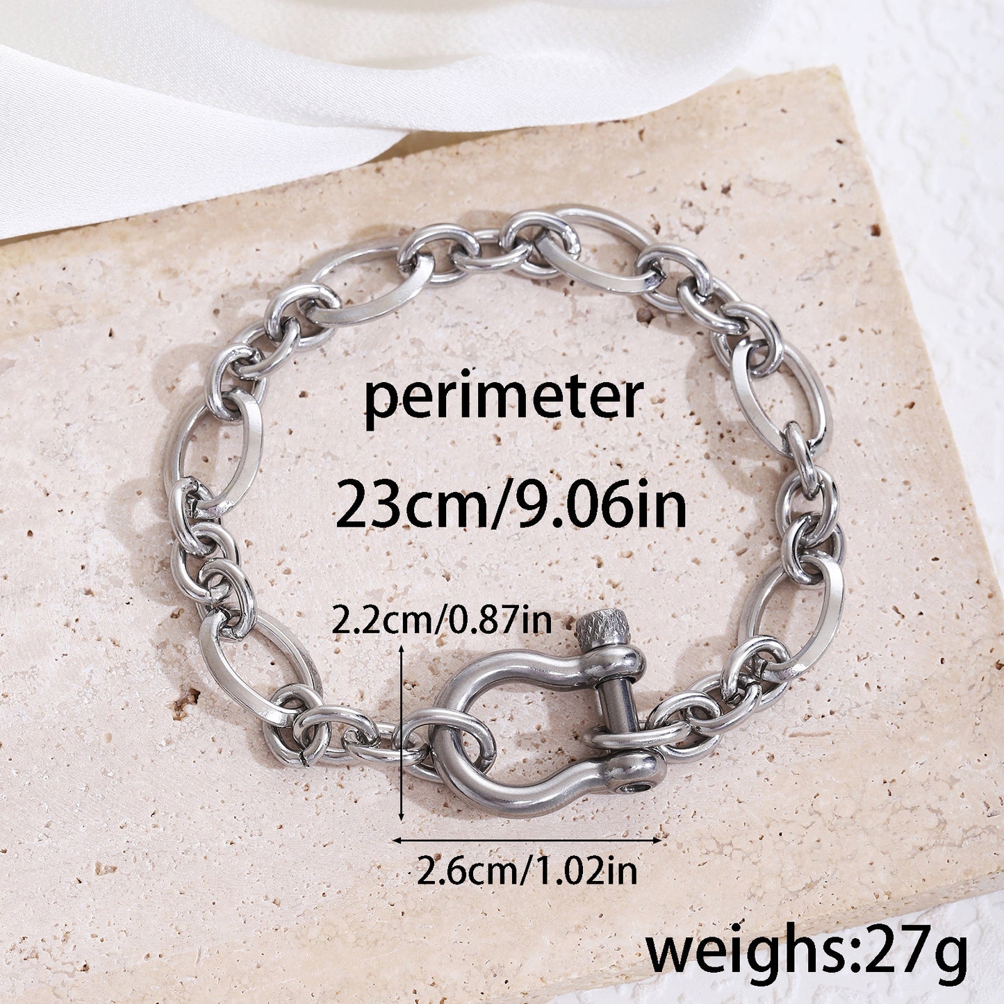 Shackle Chain Bracelet