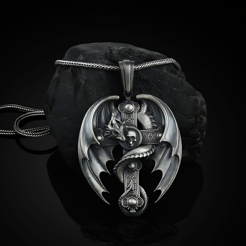 Serpent of Midnight Pendant