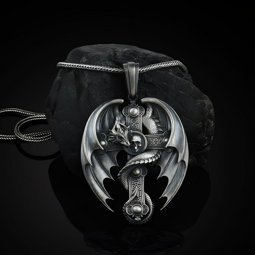 Serpent of Midnight Pendant