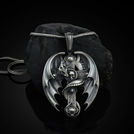 Serpent of Midnight Pendant