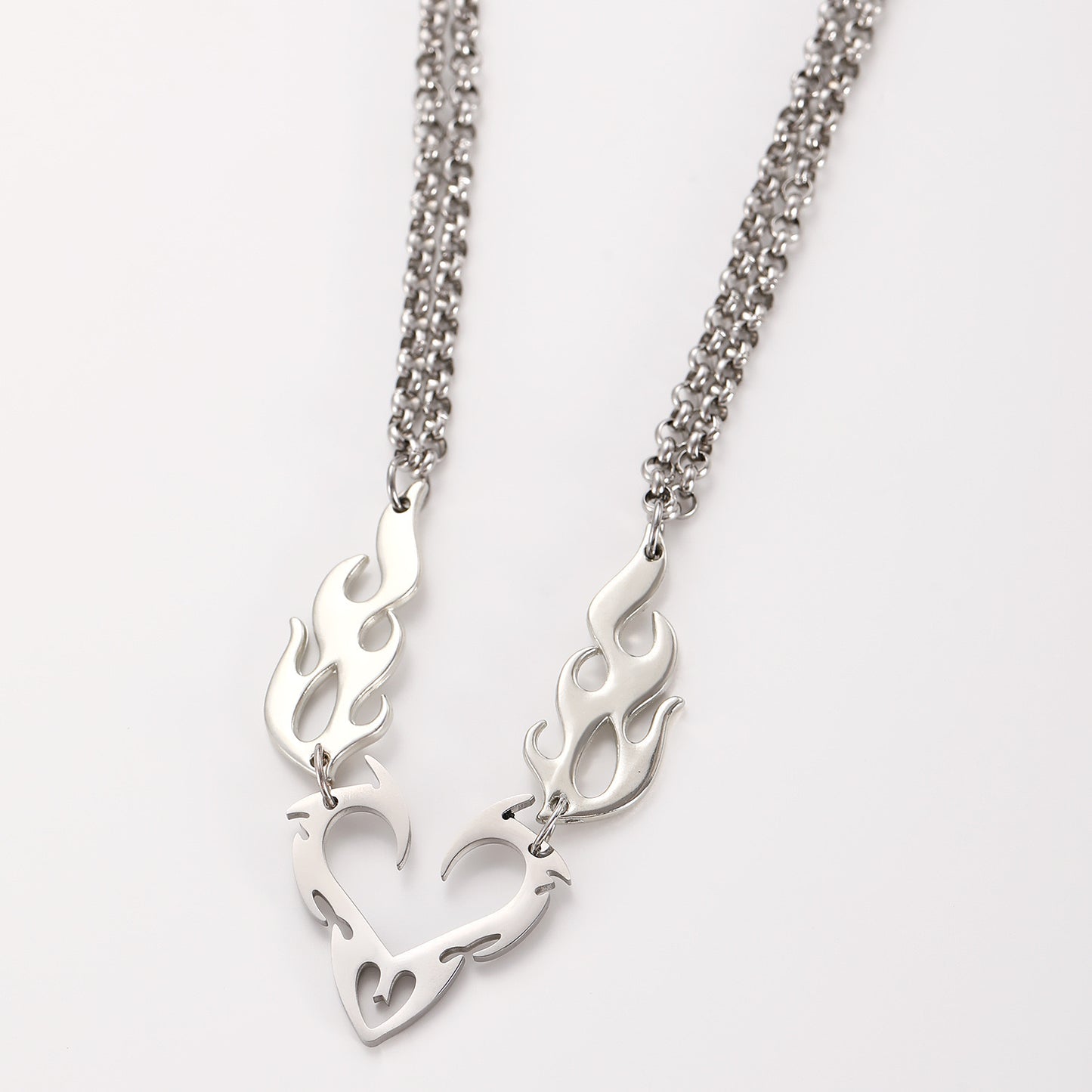 Blazing Heart Necklace