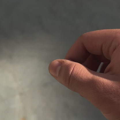 Chrome Double Cross Ring